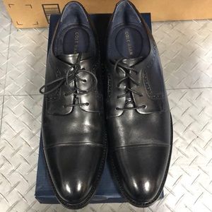 Cole Haan Black Dress Shoes Cap Oxford NWT